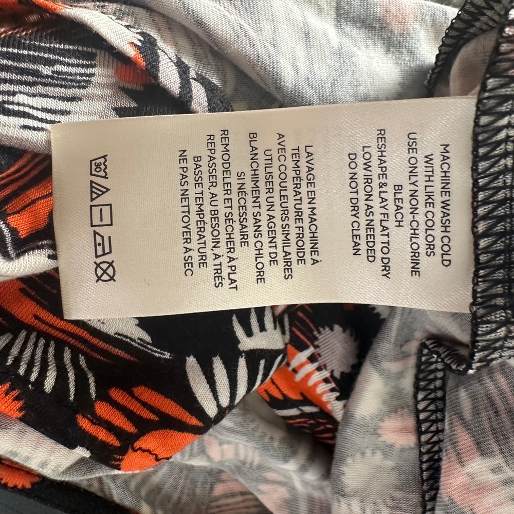 FREE PEOPLE Floral Backless Dress $68 SIZE EXTRA SMALL Ankle Length Brown Orange - Picture 7 of 12